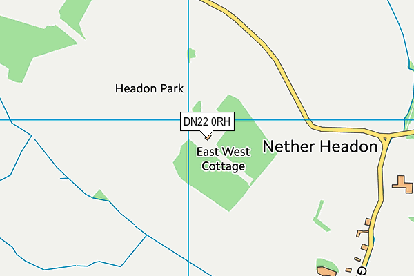 DN22 0RH map - OS VectorMap District (Ordnance Survey) DN22 0RH map - OS VectorMap District (Ordnance Survey)