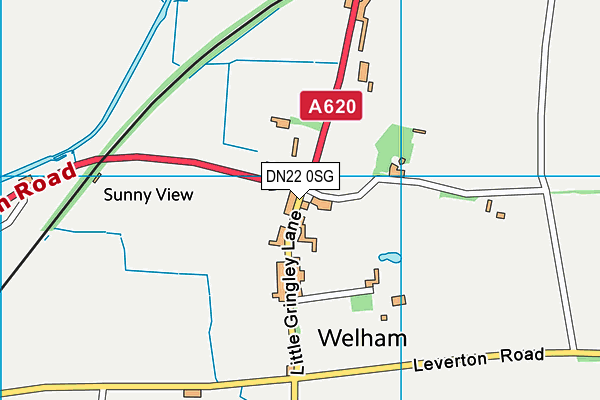 DN22 0SG map - OS VectorMap District (Ordnance Survey) DN22 0SG map - OS VectorMap District (Ordnance Survey)