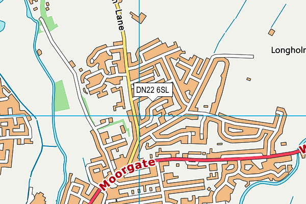 DN22 6SL map - OS VectorMap District (Ordnance Survey) DN22 6SL map - OS VectorMap District (Ordnance Survey)