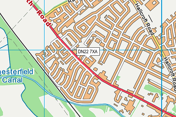 DN22 7XA map - OS VectorMap District (Ordnance Survey) DN22 7XA map - OS VectorMap District (Ordnance Survey)