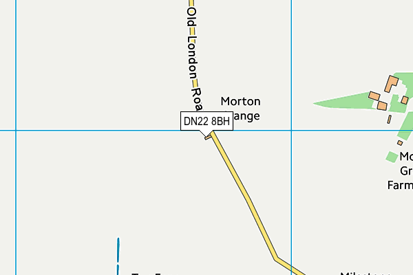 DN22 8BH map - OS VectorMap District (Ordnance Survey) DN22 8BH map - OS VectorMap District (Ordnance Survey)