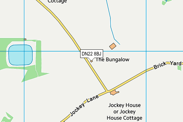 DN22 8BJ map - OS VectorMap District (Ordnance Survey) DN22 8BJ map - OS VectorMap District (Ordnance Survey)