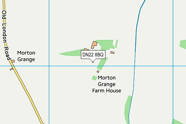 DN22 8BQ map - OS VectorMap District (Ordnance Survey) DN22 8BQ map - OS VectorMap District (Ordnance Survey)