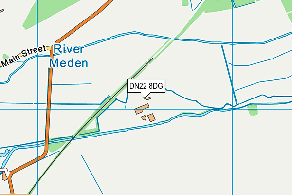 DN22 8DG map - OS VectorMap District (Ordnance Survey) DN22 8DG map - OS VectorMap District (Ordnance Survey)