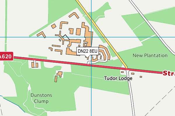 DN22 8EU map - OS VectorMap District (Ordnance Survey) DN22 8EU map - OS VectorMap District (Ordnance Survey)