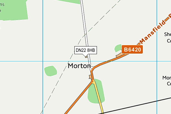 DN22 8HB map - OS VectorMap District (Ordnance Survey) DN22 8HB map - OS VectorMap District (Ordnance Survey)