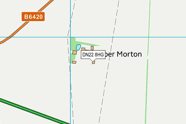 DN22 8HG map - OS VectorMap District (Ordnance Survey) DN22 8HG map - OS VectorMap District (Ordnance Survey)