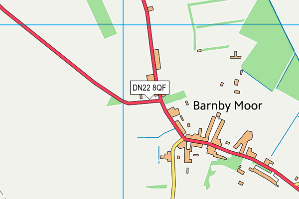 DN22 8QF map - OS VectorMap District (Ordnance Survey) DN22 8QF map - OS VectorMap District (Ordnance Survey)