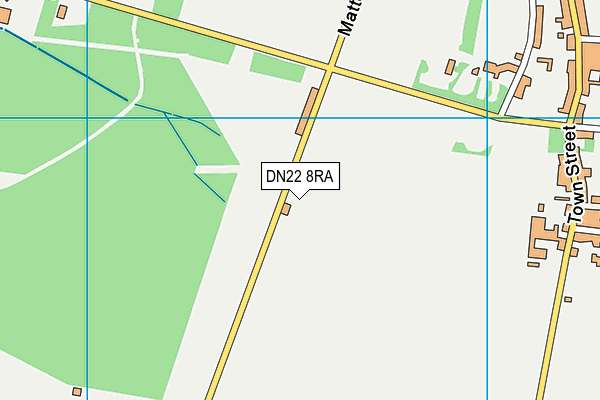 DN22 8RA map - OS VectorMap District (Ordnance Survey) DN22 8RA map - OS VectorMap District (Ordnance Survey)