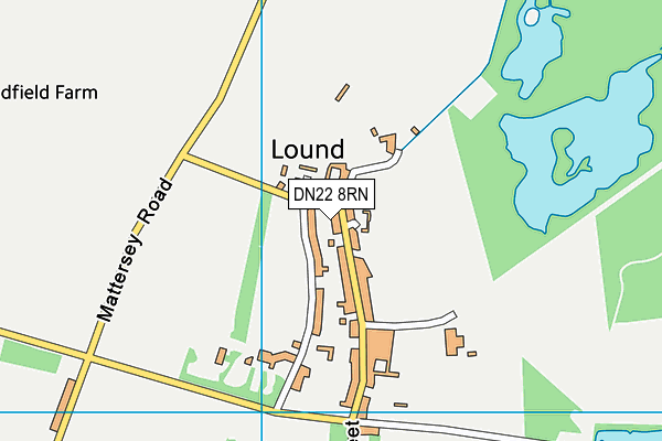 DN22 8RN map - OS VectorMap District (Ordnance Survey) DN22 8RN map - OS VectorMap District (Ordnance Survey)