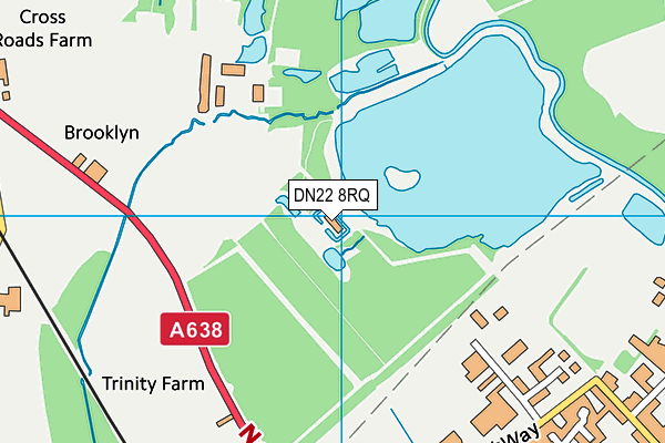 DN22 8RQ map - OS VectorMap District (Ordnance Survey) DN22 8RQ map - OS VectorMap District (Ordnance Survey)