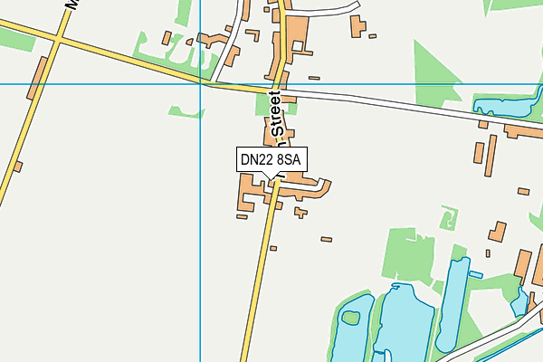 DN22 8SA map - OS VectorMap District (Ordnance Survey) DN22 8SA map - OS VectorMap District (Ordnance Survey)