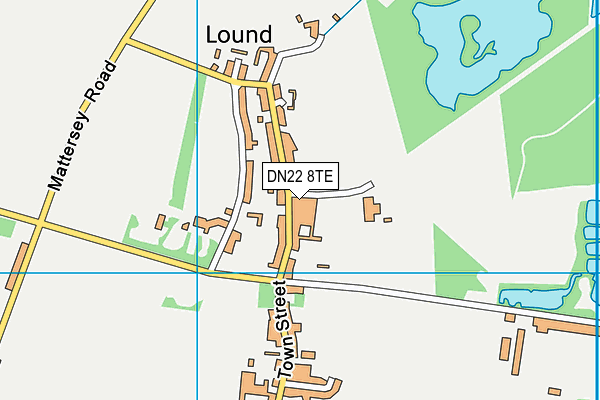 DN22 8TE map - OS VectorMap District (Ordnance Survey) DN22 8TE map - OS VectorMap District (Ordnance Survey)