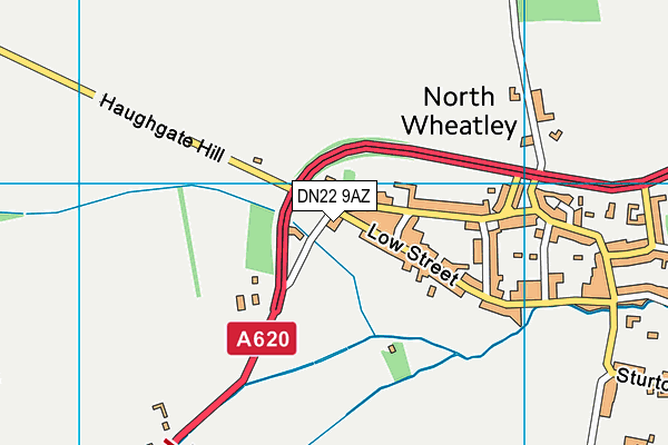 DN22 9AZ map - OS VectorMap District (Ordnance Survey) DN22 9AZ map - OS VectorMap District (Ordnance Survey)