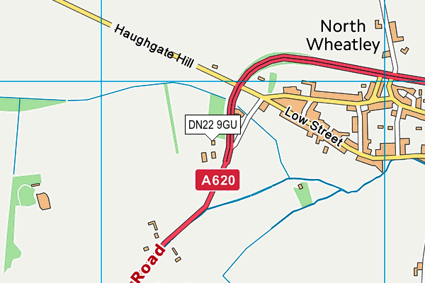 DN22 9GU map - OS VectorMap District (Ordnance Survey) DN22 9GU map - OS VectorMap District (Ordnance Survey)