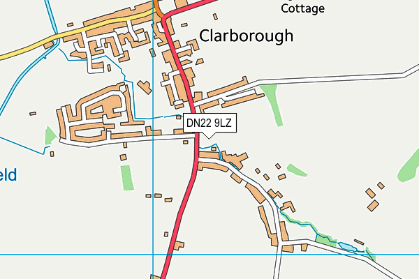 DN22 9LZ map - OS VectorMap District (Ordnance Survey) DN22 9LZ map - OS VectorMap District (Ordnance Survey)