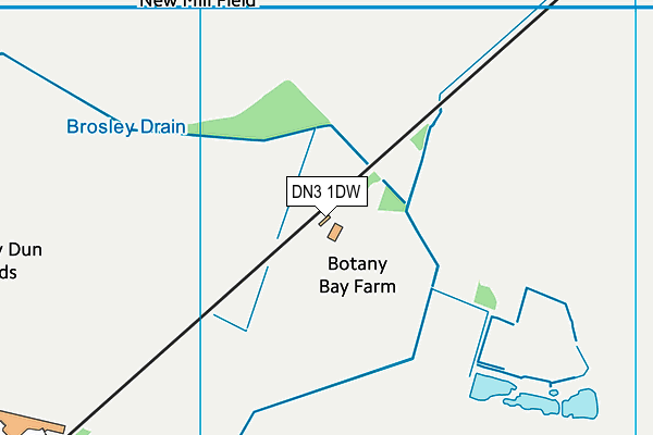 DN3 1DW map - OS VectorMap District (Ordnance Survey) DN3 1DW map - OS VectorMap District (Ordnance Survey)