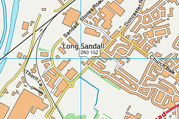 DN3 1GZ map - OS VectorMap District (Ordnance Survey) DN3 1GZ map - OS VectorMap District (Ordnance Survey)