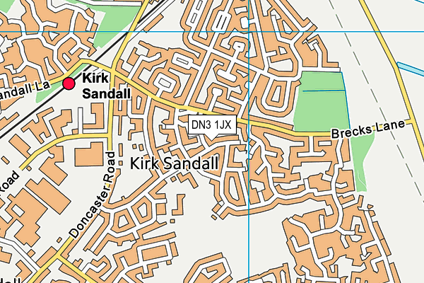 DN3 1JX map - OS VectorMap District (Ordnance Survey) DN3 1JX map - OS VectorMap District (Ordnance Survey)