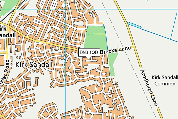 DN3 1QD map - OS VectorMap District (Ordnance Survey) DN3 1QD map - OS VectorMap District (Ordnance Survey)