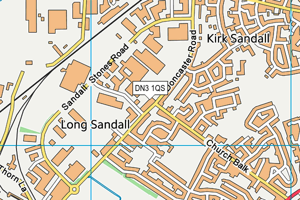 DN3 1QS map - OS VectorMap District (Ordnance Survey) DN3 1QS map - OS VectorMap District (Ordnance Survey)