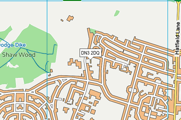 DN3 2DQ map - OS VectorMap District (Ordnance Survey) DN3 2DQ map - OS VectorMap District (Ordnance Survey)