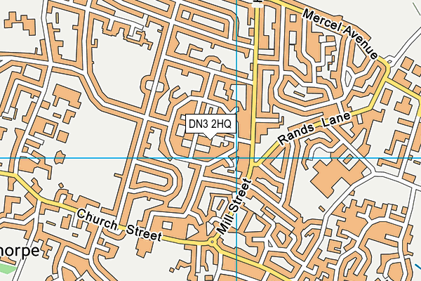 DN3 2HQ map - OS VectorMap District (Ordnance Survey) DN3 2HQ map - OS VectorMap District (Ordnance Survey)