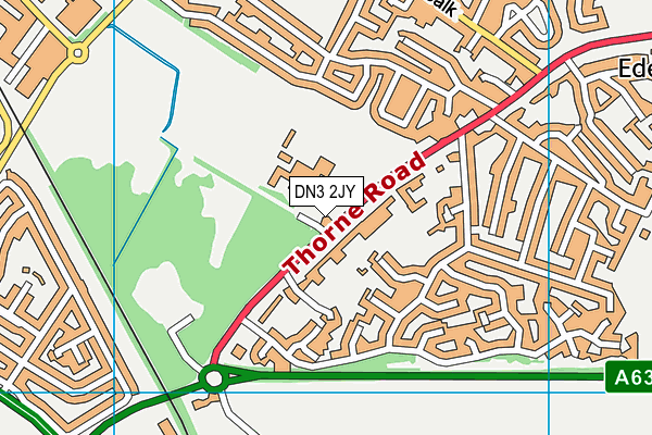 DN3 2JY map - OS VectorMap District (Ordnance Survey) DN3 2JY map - OS VectorMap District (Ordnance Survey)
