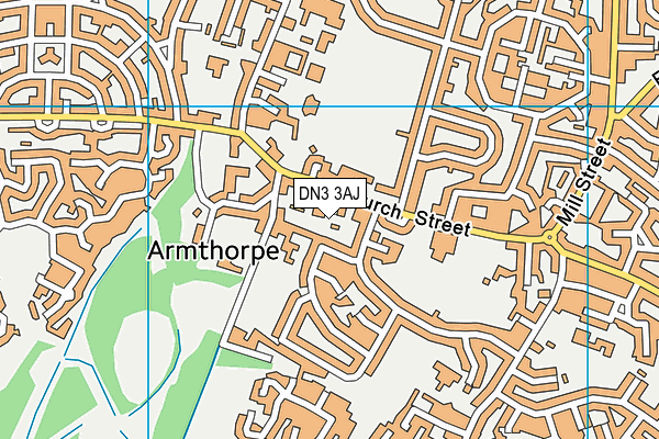 DN3 3AJ map - OS VectorMap District (Ordnance Survey) DN3 3AJ map - OS VectorMap District (Ordnance Survey)