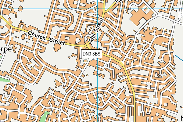 DN3 3BS map - OS VectorMap District (Ordnance Survey) DN3 3BS map - OS VectorMap District (Ordnance Survey)