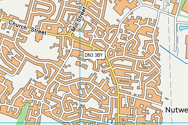 DN3 3BY map - OS VectorMap District (Ordnance Survey) DN3 3BY map - OS VectorMap District (Ordnance Survey)