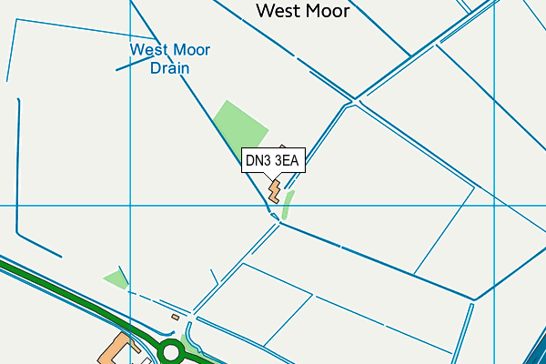 DN3 3EA map - OS VectorMap District (Ordnance Survey) DN3 3EA map - OS VectorMap District (Ordnance Survey)