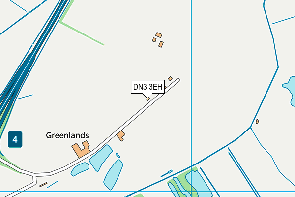 DN3 3EH map - OS VectorMap District (Ordnance Survey) DN3 3EH map - OS VectorMap District (Ordnance Survey)