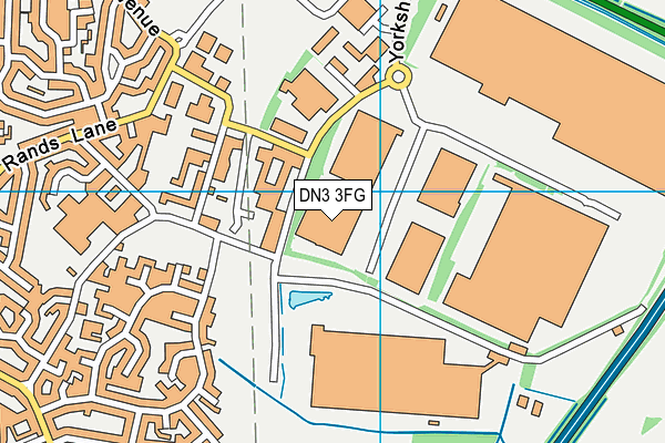 DN3 3FG map - OS VectorMap District (Ordnance Survey) DN3 3FG map - OS VectorMap District (Ordnance Survey)