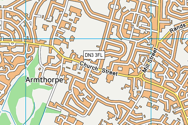 DN3 3FL map - OS VectorMap District (Ordnance Survey) DN3 3FL map - OS VectorMap District (Ordnance Survey)