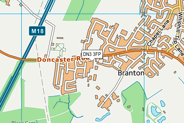 DN3 3FP map - OS VectorMap District (Ordnance Survey) DN3 3FP map - OS VectorMap District (Ordnance Survey)