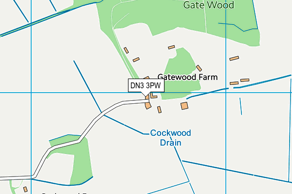 DN3 3PW map - OS VectorMap District (Ordnance Survey) DN3 3PW map - OS VectorMap District (Ordnance Survey)