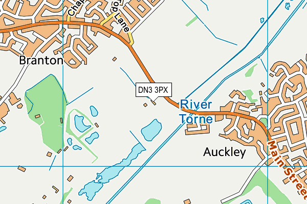 DN3 3PX map - OS VectorMap District (Ordnance Survey) DN3 3PX map - OS VectorMap District (Ordnance Survey)