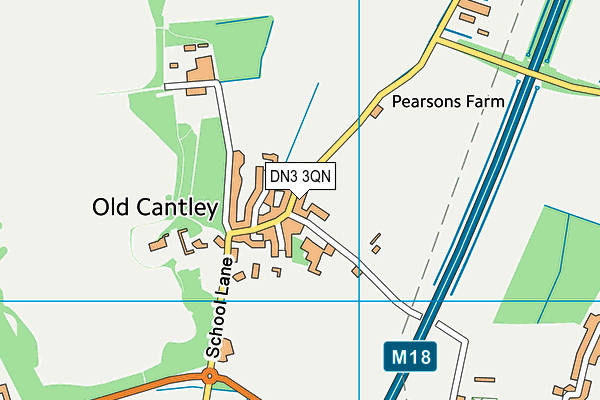 DN3 3QN map - OS VectorMap District (Ordnance Survey) DN3 3QN map - OS VectorMap District (Ordnance Survey)