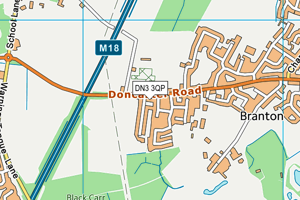DN3 3QP map - OS VectorMap District (Ordnance Survey) DN3 3QP map - OS VectorMap District (Ordnance Survey)