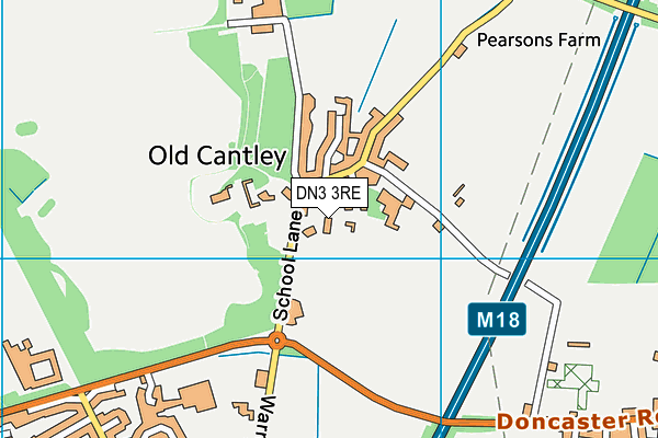 DN3 3RE map - OS VectorMap District (Ordnance Survey) DN3 3RE map - OS VectorMap District (Ordnance Survey)