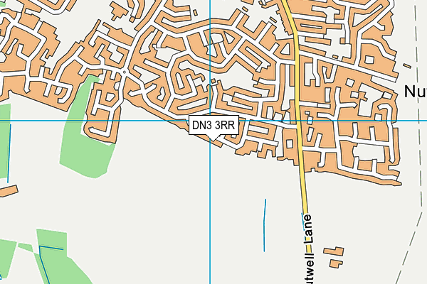 DN3 3RR map - OS VectorMap District (Ordnance Survey) DN3 3RR map - OS VectorMap District (Ordnance Survey)