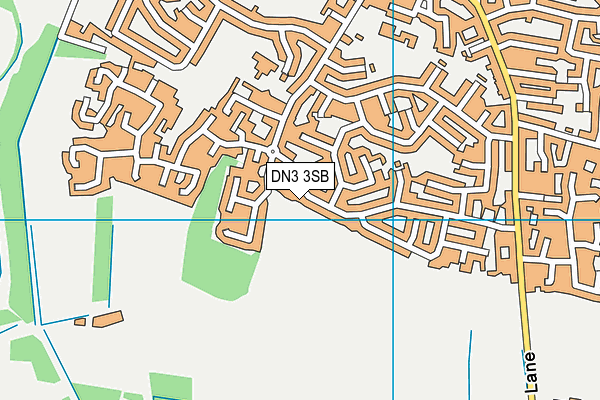 DN3 3SB map - OS VectorMap District (Ordnance Survey) DN3 3SB map - OS VectorMap District (Ordnance Survey)