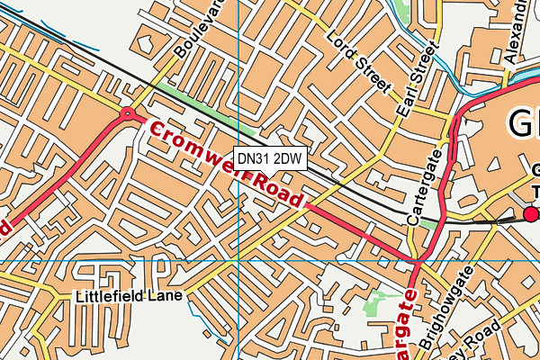 DN31 2DW map - OS VectorMap District (Ordnance Survey) DN31 2DW map - OS VectorMap District (Ordnance Survey)