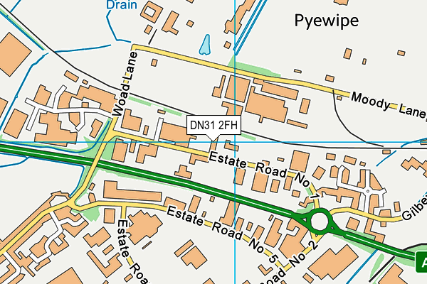 DN31 2FH map - OS VectorMap District (Ordnance Survey) DN31 2FH map - OS VectorMap District (Ordnance Survey)