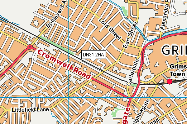 DN31 2HA map - OS VectorMap District (Ordnance Survey) DN31 2HA map - OS VectorMap District (Ordnance Survey)