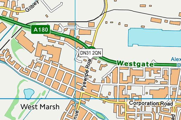 DN31 2QN map - OS VectorMap District (Ordnance Survey) DN31 2QN map - OS VectorMap District (Ordnance Survey)