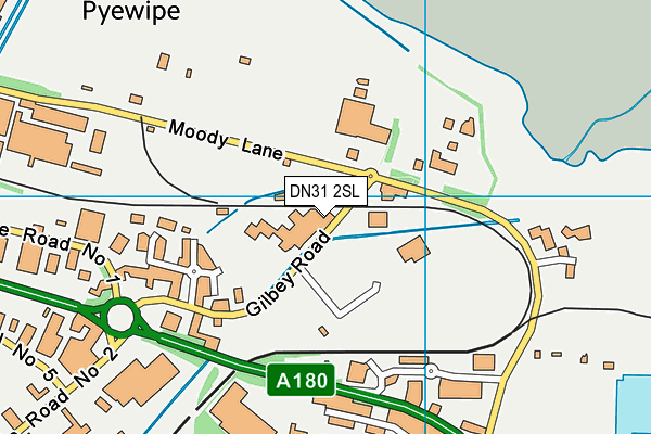 DN31 2SL map - OS VectorMap District (Ordnance Survey) DN31 2SL map - OS VectorMap District (Ordnance Survey)