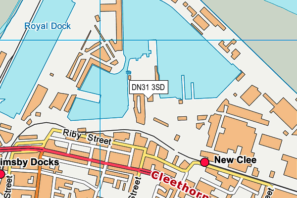 DN31 3SD map - OS VectorMap District (Ordnance Survey) DN31 3SD map - OS VectorMap District (Ordnance Survey)