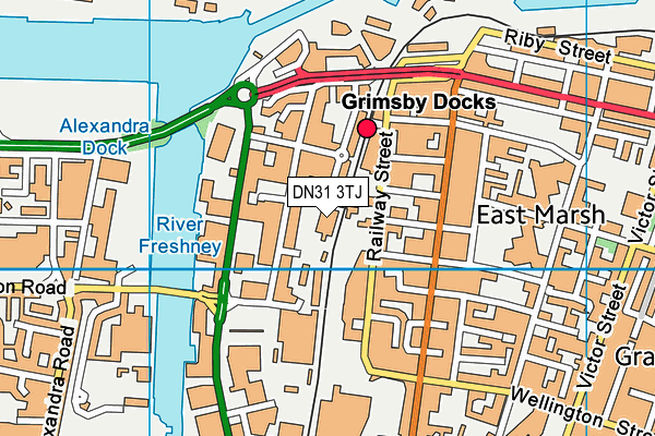 DN31 3TJ map - OS VectorMap District (Ordnance Survey) DN31 3TJ map - OS VectorMap District (Ordnance Survey)